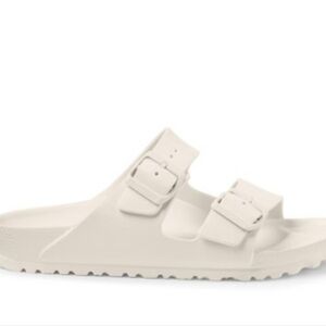 Birkenstock Womens EVA Arizona Sandals Slip ON Slides WHITE 39 8.5